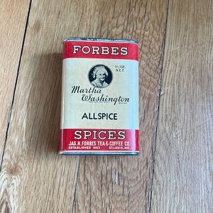 Vintage Martha Washington Allspice Spices